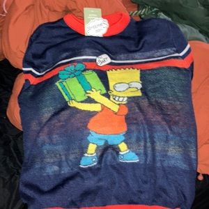 Brand new Bart Simpson ugly sweater